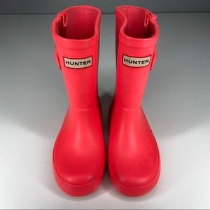 Hunter Kids Flat Sole rain boot
